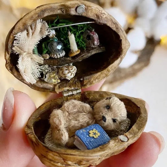 World Miniature In Walnut -TinyToyTales™